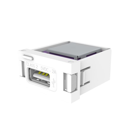 TRESCO Tresco Swidget WiFi Control  USB Charger Insert, White L-WI001UWA-1